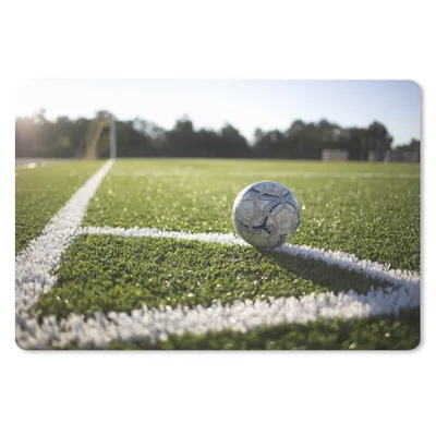 Produktbild von MuchoWow® Mauspad Mousepad Der Ball ist auf der Eckstoßlinie 27x18 cm - Mousepads - Maus Mat - Pad - Mausunterlage - Büroartikel - Desk Matten