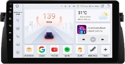 Obrázek produktu pro 9" autorádio s Androidem a GPS, 2DIN, Android 12, AI