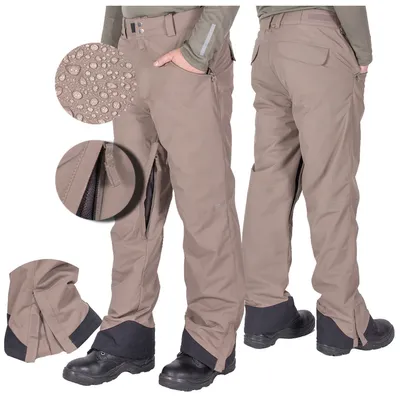 Immagine prodotto di UOMO Snowboard Sci Pantaloni termici isolati FIRI, Beige, XXL