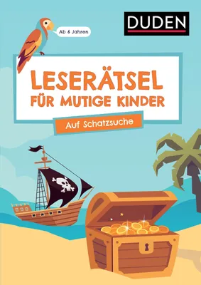 Produktbild von Leserätsel für mutige Kinder - Auf Schatzsuche - Ab 6 Jahren