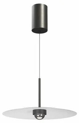 Produktbild von LED-Pendelleuchte Hutfläche 8W 83° 3000K Mattschwarz - Decken- oder Einbauleuchte für die Innenbeleuchtung - Beneito & Faure