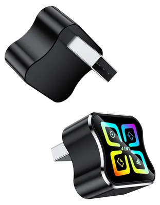 4-in-1 CarPlay & Android Auto Adapter, 5,8 GHz, kabellos