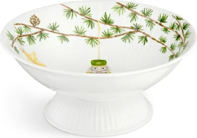 Obrázek produktu pro Kähler Design - Vánoční mísa Hammershøi s nožkou, Ø23 cm