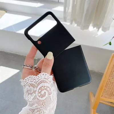 Immagine prodotto di Per Samsung Galaxy Z Flip4 5G Design Custodia rigida per telefono cellulare Custodia nera