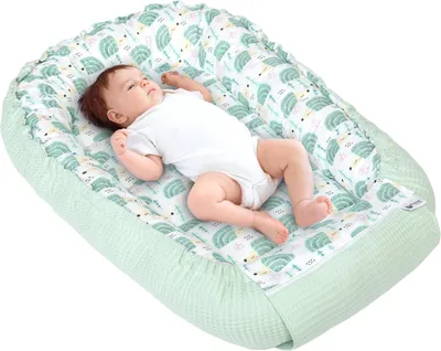 Produktbild von Babywiege aus 100% Baumwolle mit Sicherheitsverschluss