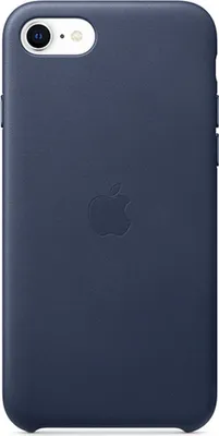 Obrázek produktu pro Pouzdro Apple iPhone SE 2020, iPhone SE 2022 - Pravá kůže - Pevné pouzdro,Zadní kryt - Modré
