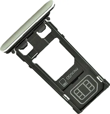 Produktbild von Sony Xperia X Performance (F8131) Single SIM Kartenhalter und Micro-SD Card Fach, Original Ersatzteil, Weiss