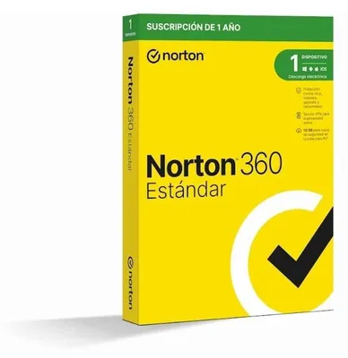 Immagine prodotto di Norton 360 Standard, 1 licenza, 1 anno/anni, Base, Supporto fisico