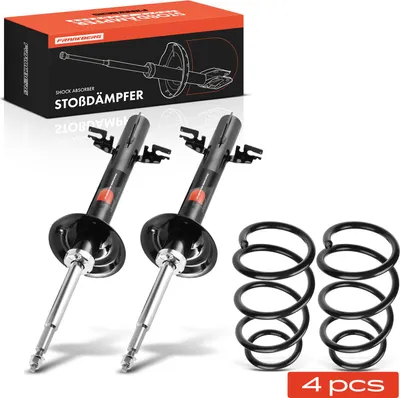 Productafbeelding van Frankberg 2x veer + 2x gasdrukdemper vooras voor Citroën Jumper Peugeot