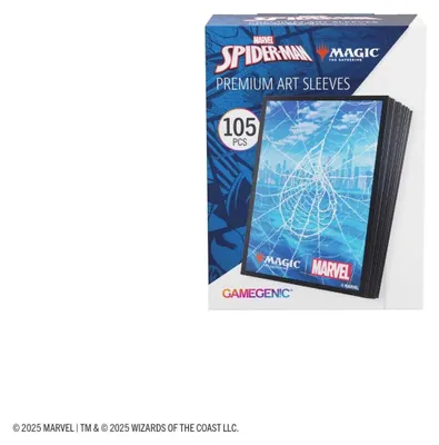Produktbild von Magic: The Gathering Marvel's Spider-Man Premium Art Sleeves Spider-Man Island