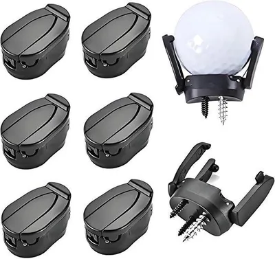 Image de Mécanisme de récupération de balles de golf pour putter - 6 ventouses rétractables à griffes