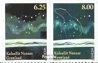 Produktbild von Briefmarken Dänemark - Grönland 2009 Mi 527-528 (kompl.Ausg.) gestempelt Europa: Astronomie