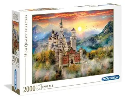 Produktbild von Clementoni Neuschwanstein, 2000 Stück(e), Stadt, 14 Jahr(e)