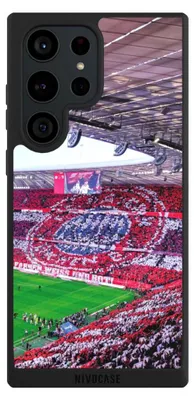 Produktbild von NIVOCASE Handyhülle für Samsung Galaxy S23 Ultra Hülle NIVOpure Case Schwarz FC Bayern München FCB Stadion