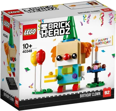 Produktbild von LEGO 40348 Geburtstagsclown Brickheadz