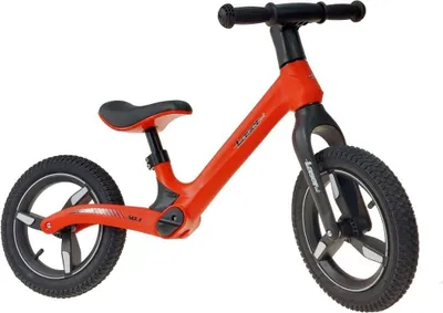 Produktbild von Laufrad mit 12 Zoll Luftreifen, rot, verstellbare Sattelhöhe 34-46 cm