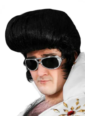 Immagine prodotto di Parrucca da re del rock - Parrucca per costume, ideale per il Carnevale