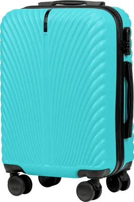 Produktbild von WINGS Kabinenkoffer SWAN 20" Hellblau - ABS+ Material, 38L, TSA Schloss