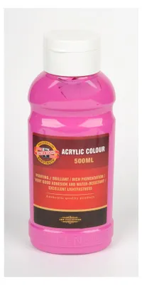Zdjęcie produktu dla KOH-I-NOOR 0162731551LP Farba akrylowa 315 Magenta 500 ml 1 szt.