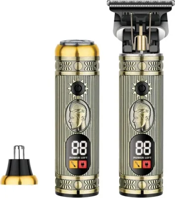 Produktbild von Profi Haarschneidemaschine LCD Haarschneider Bart Trimmer Rasierer Nasenhaar Set