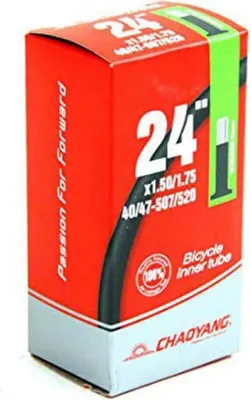Zdjęcie produktu dla Dętka rowerowa Chaoyang Schrader 33 Mm czarna 24'' / 1.50-1.75 czarna 24''