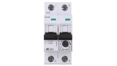 Obrázek produktu pro Spínač motoru 2P 0,75kW 1,6-2,5A Z-MS-2,5/2 248395