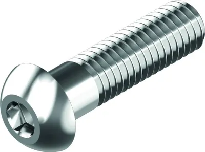 Produktbild von Schäfer + Peters GmbH Linsenkopfschrauben ISO 7380, Edelstahl A4, M 10 X 30, Ant.gr. 6