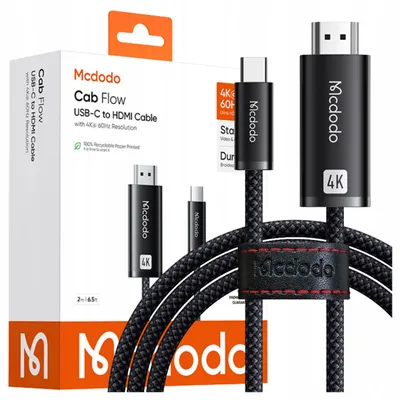 Zdjęcie produktu dla Mcdodo Kabel Usb-C Hdmi Przejściówka Adapter Hub Usb Typ C Do Hdmi 4K 2M