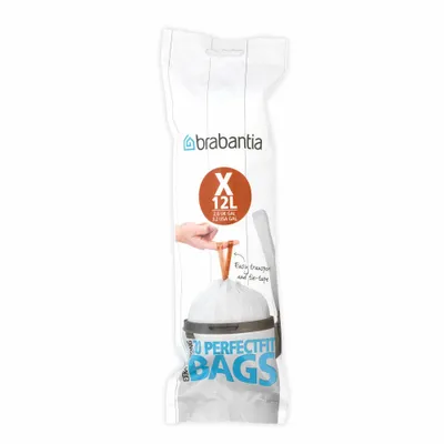 Immagine prodotto di Brabantia PerfectFit fodera per bidoni tipo X, 12 L, 20 pz