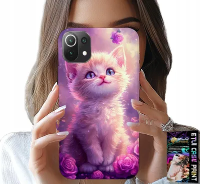 Obrázek produktu pro Pouzdro pro Xiaomi Mi 11 Lite – Roztomilá kočička, kočka, vzory se zvířaty
