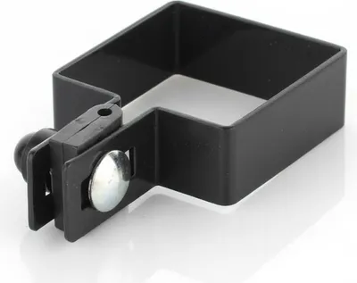 Immagine prodotto di LogistSystem Morsetto terminale quadrato in SET 40x40mm per filo FI5mm - Antracite Morsetto per paletti di recinzione - Fissaggio di pannelli di rete - Morsetti per recinzione Morsetto per tutore Morsetto per palo
