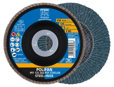 Productafbeelding van PFERD 67666125, 12,5 cm, 12200 omwentelingen per minuut, 60 gram, 10 stuks