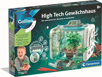 Produktbild von Clementoni Galileo High Tech Gewächshaus