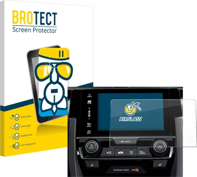 Produktbild von BROTECT Schutzglas für Honda Civic 2020 Infotainment System 2020 Schutzfolie Panzer Folie Glas Display Schutz klar