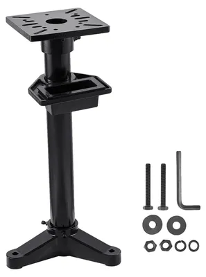Immagine prodotto di Supporto per levigatrice doppia VEVOR, base per morsa con piastra di montaggio da 27x27 cm, compatibile con la maggior parte delle levigatrici doppie