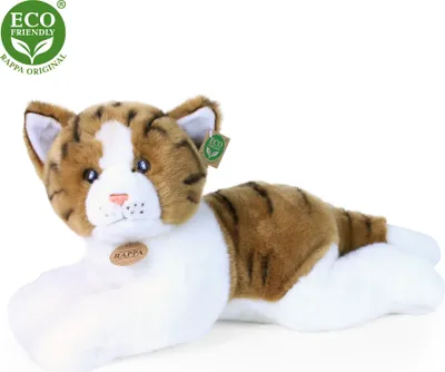 Produktbild von Plsch liegende Katze 50 cm UMWELTFREUNDLICH