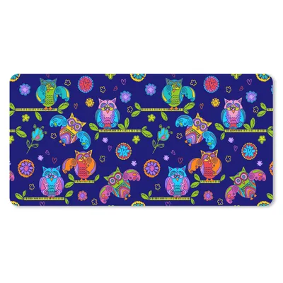 Produktbild von MuchoWow® Mauspad Mousepad Muster - Eule - Äste 60x30 cm - Mousepads - Maus Mat - Pad - Mausunterlage - Nachhaltig
