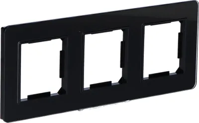 Image de Cadre triple, verre, noir, JEU EN LIGNE