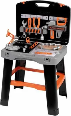 Produktbild von Smoby Black+Decker Werkbank im Koffer
