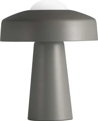Produktbild von Nordlux Tischleuchte Time Pilz Grau max. 40W E27 ohne Leuchtmittel mit Touch-Schalter