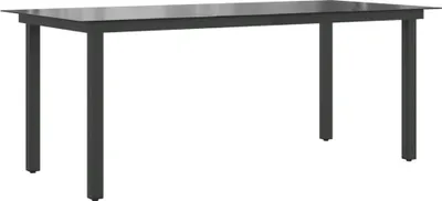 A product shot of a table on a white background.