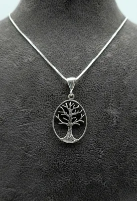 Produktbild von Lebensbaum 925 Silber Halskette Baum des Lebens Schmuck Damen Silber Kette