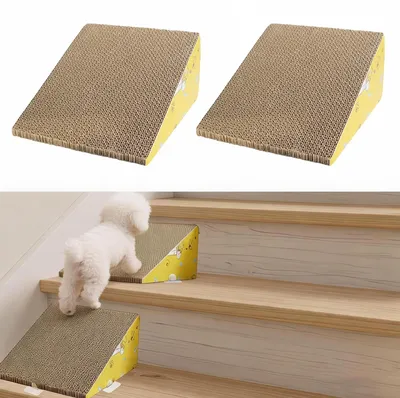 Produktbild von Solidchoice – Set aus 2 Hundetreppen aus Golfkarton