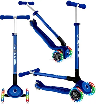 Immagine prodotto di Triciclo Blu Bambini Scooter Led Globber