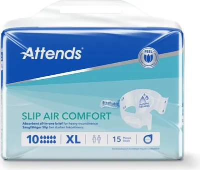 Image de Attends Slip Air Comfort 10 XL - 8 paquets de 15 protections
