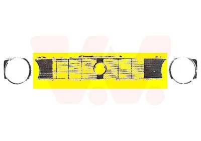 Produktbild von VAN WEZEL 5810510 Kühlergrill Frontgrill für VW GOLF I Cabriolet (155) Mitte