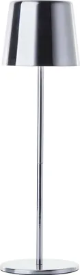 Image de BRILLIANT Lampe de table d'extérieur 37cm Xaana argent IP44 dimmable LED intégrée