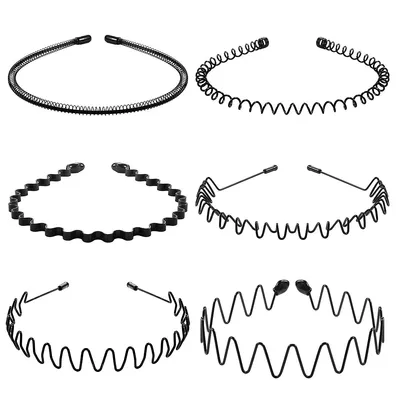 Produktbild von Haarband, Haarreifen, Elastisches Stirnband, Sport Haarb?nder herren