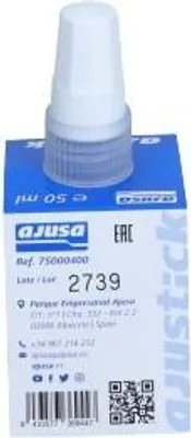Image de AJUSA 75000400 Mastic d'étanchéité silicone 75ml Mastic d'étanchéité 180° Max