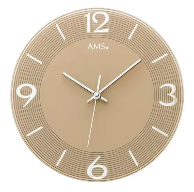 Obrázek produktu pro Nástěnné hodiny moderní Průměr pouzdra 30 cm - AMS Model: 9572